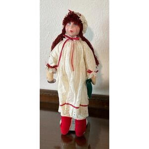 Heritage Mint Kurt Adler Marge Toner Tokerkins Christmas Pajama 17" Tall Doll‎